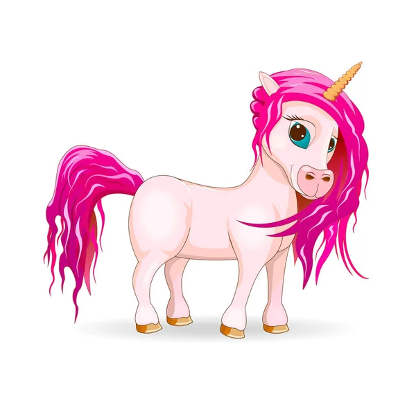 My lovely unicorn — Stock Vector