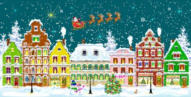 Şehirde kış gecesi