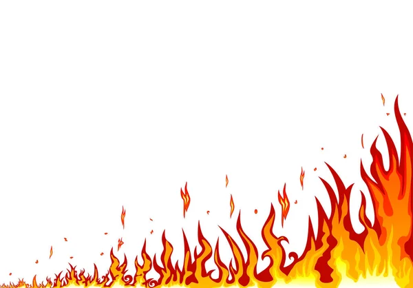 Gejzíry ohně — Stockový vektor