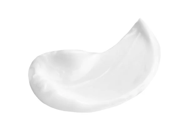 Cream sample on white background. Skin care cosmetics — Stock Photo, Image