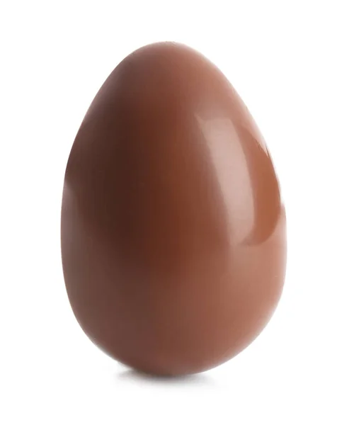 Σοκολάτα πασχαλινό αυγό σε λευκό φόντο — Φωτογραφία Αρχείου