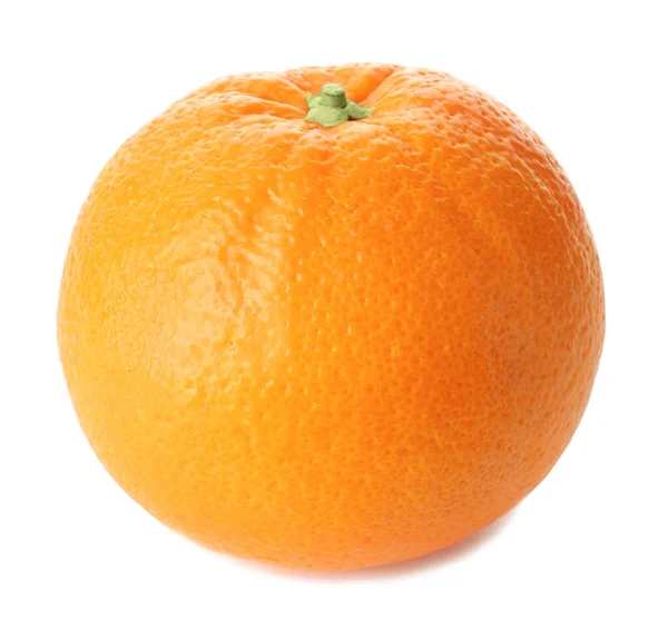 흰색 바탕에 맛 있는 익은 오렌지 — 스톡 사진