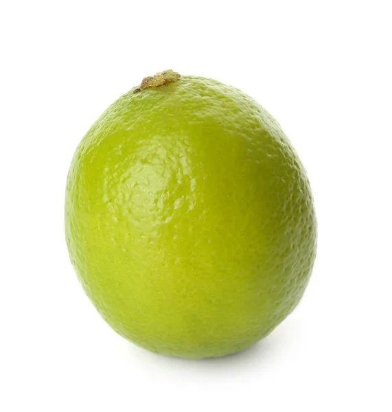 Tasty ripe lime on white background — Stock Photo, Image