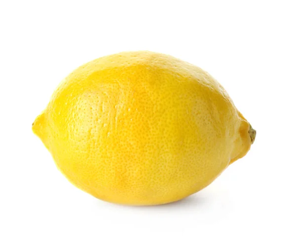Вкусный спелый лимон на белом фоне — стоковое фото