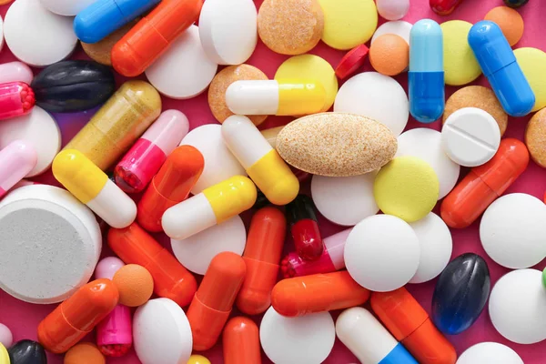 Arka plan olarak farklı hapları