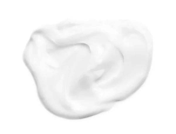 Échantillon de crème cosmétique sur fond blanc — Photo