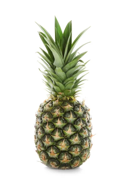 Fresh ripe pineapple on white background — Stock Photo, Image