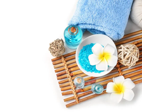 Beautiful spa composition on white background — Stock Photo, Image