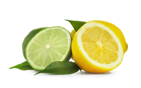 Tasty citrus fruits on white background — Stock Photo, Image
