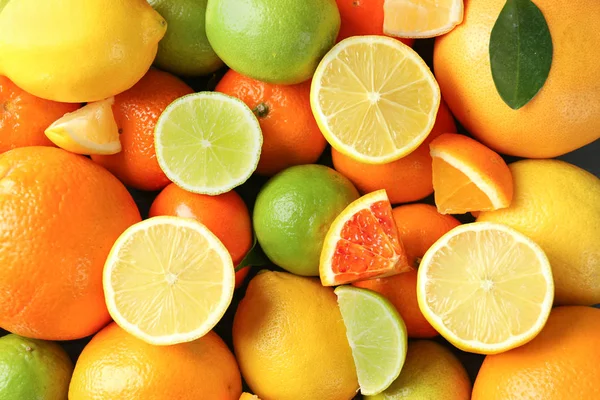 Zralých citrusových plodů jako pozadí — Stock fotografie
