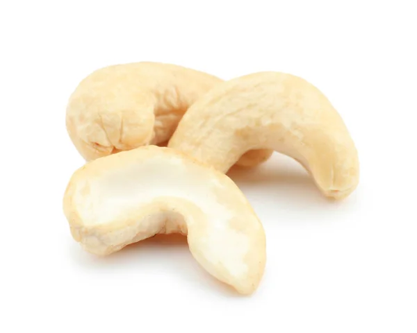 Cashew nuts on white background — Stock Photo, Image