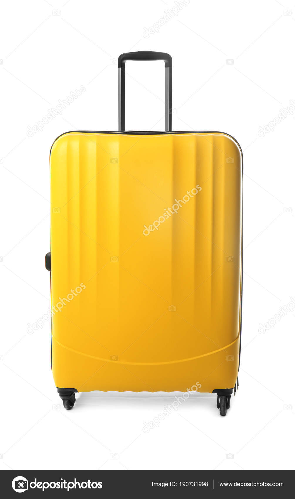 large white suitcase