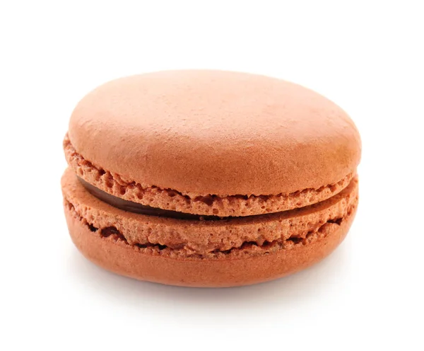 Köstliche Farbe Macaron auf weißem Hintergrund — Stockfoto