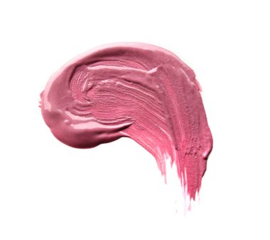 Beyaz arka plan üzerinde dudak parlatıcısı örnek. Profesyonel kozmetik