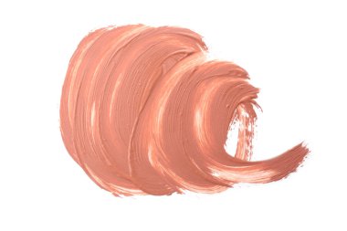 Beyaz arka plan üzerinde dudak parlatıcısı örnek. Profesyonel kozmetik