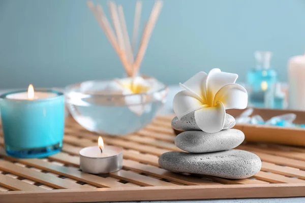 Beautiful spa composition on table — Stock Photo, Image