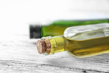 Şişe zeytinyağı ahşap tablo