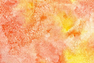 Dokulu kağıt üzerine suluboya çizimi soyut