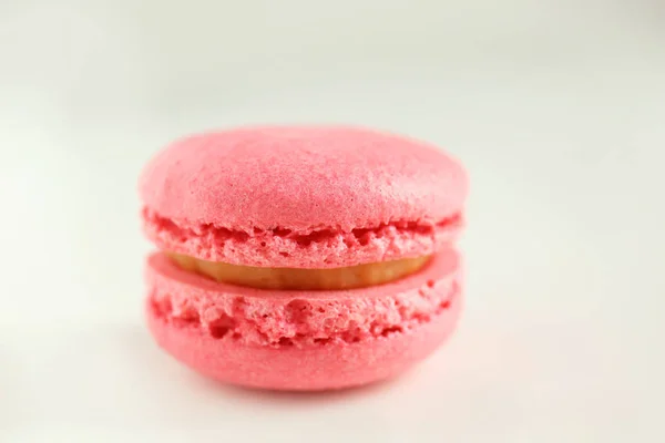 Tasty macaron on white background — Stock Photo, Image