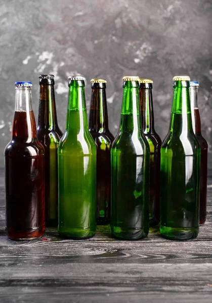 Friss sör üveg asztal — Stock Fotó