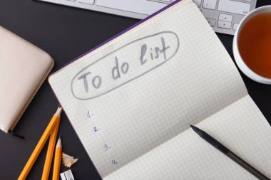 İleti örneği tablo ile boş yapılacaklar listesi