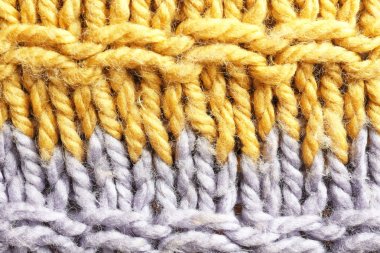 Örme kumaş dokusu, portre