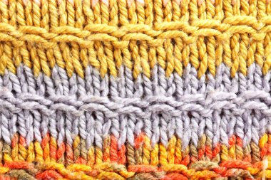 Örme kumaş dokusu, portre