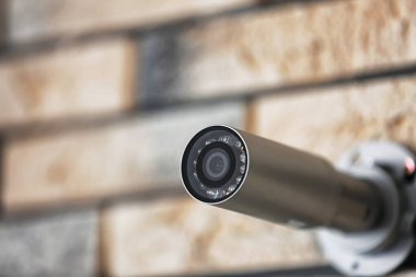 Duvarda yüklü Modern Cctv kamera