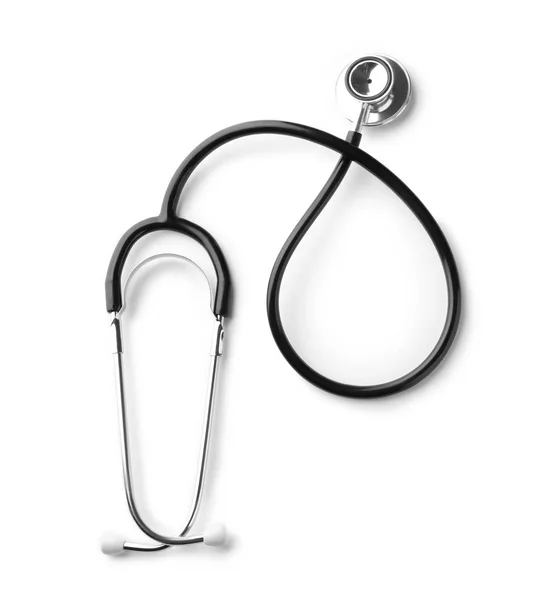 Stethoscope on white background. Health care concept — Stock Photo, Image