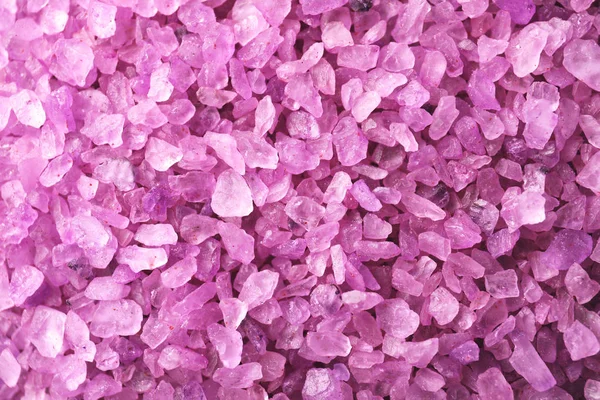 Texture of purple sea salt, closeup