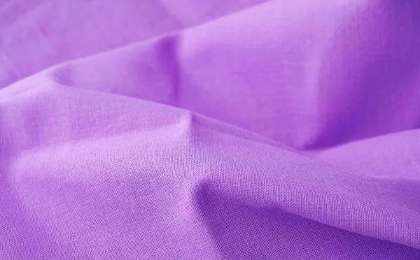 Texture of lilac fabric, closeup — Stock Photo, Image