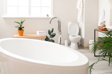 modern konforlu banyo iç