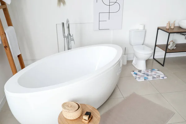 Stylish interior of modern bathroom — Stock Photo, Image