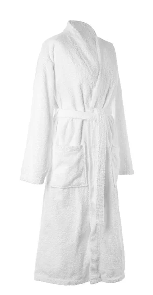 Soft bathrobe on white background — Stock Photo, Image