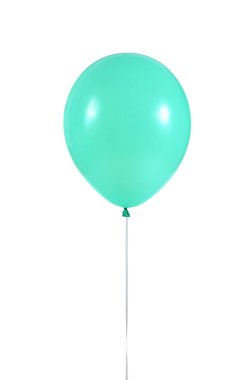 Beyaz zemin üzerinde hava balonu