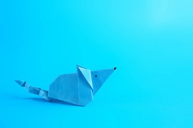 Origami faresi renk arkaplanı