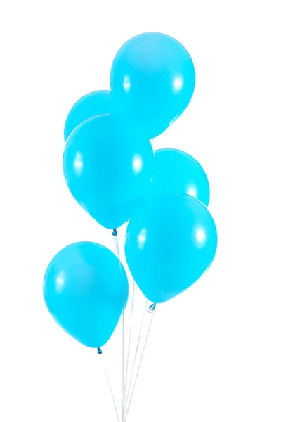 Luftballons auf weißem Hintergrund — Stockfoto