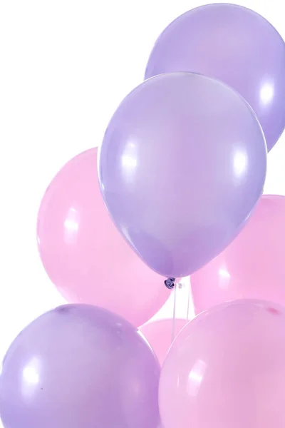 Air balloons on white background — Stock Photo, Image