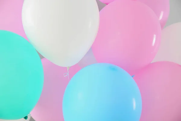 Different Birthday air balloons, closeup — Stock Photo, Image