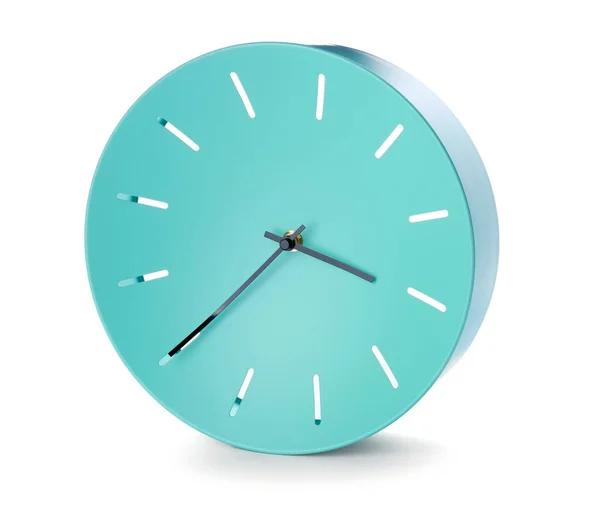 Stylish clock on white background — Stock Photo, Image