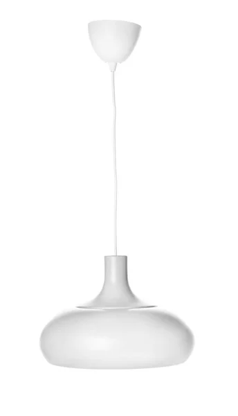 Stilvolle Lampe auf weißem Hintergrund — Stockfoto