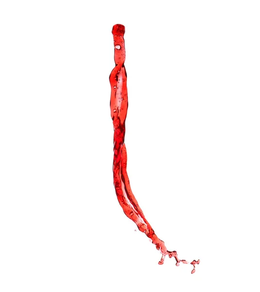 Roiskeita punaviiniä valkoisella taustalla — kuvapankkivalokuva