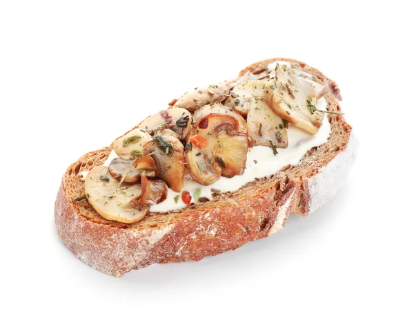 Tasty sandwich on white background — Stock Photo, Image