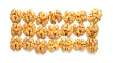 beyaz izole lezzetli ceviz