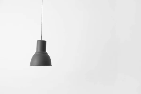 Stílusos lámpa fehér háttér — Stock Fotó