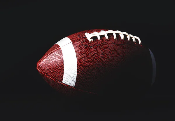 Rugby ball on dark background — Stock Photo, Image