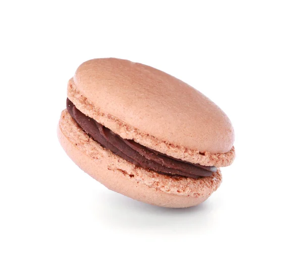 Macaron savoureux sur fond blanc — Photo