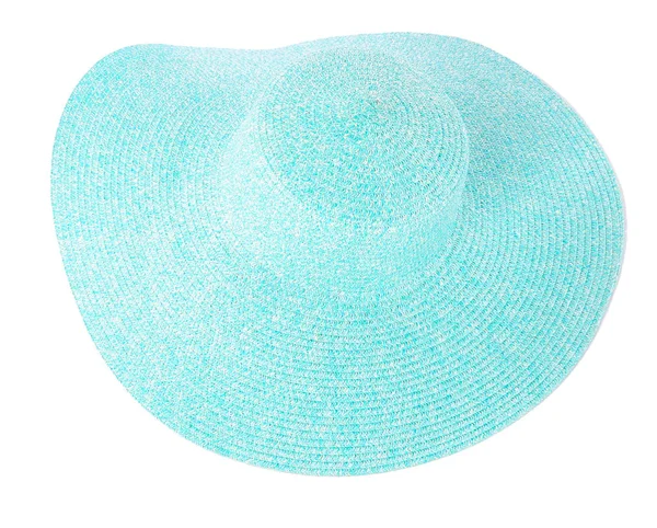 Стильний капелюх на білому тлі — стокове фото