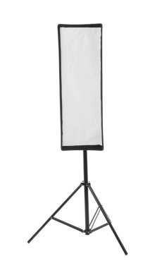 Beyaz arka planda fotoğraf stüdyosu için profesyonel softbox