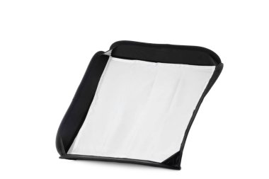 Beyaz arka planda fotoğraf stüdyosu için profesyonel softbox